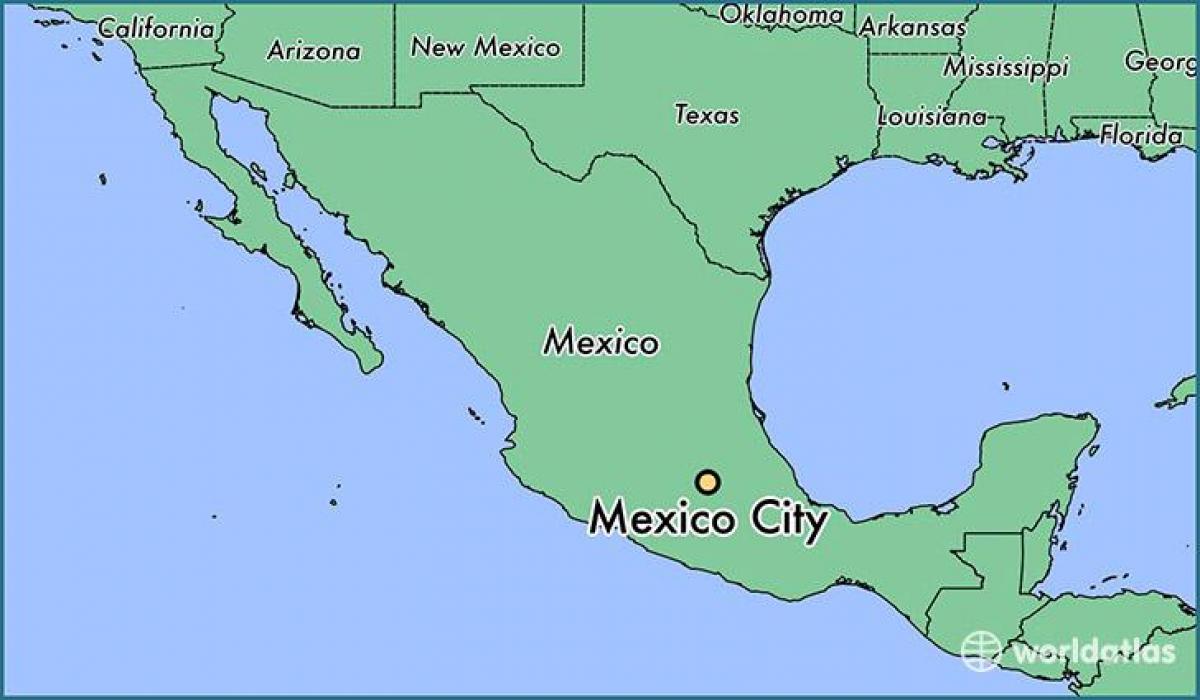 Mexiko, Meksika xəritəsi