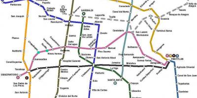 Kart Meksikada avtobus 